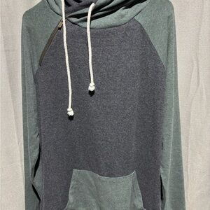 Cozy Two-Tone Women's Hoodie